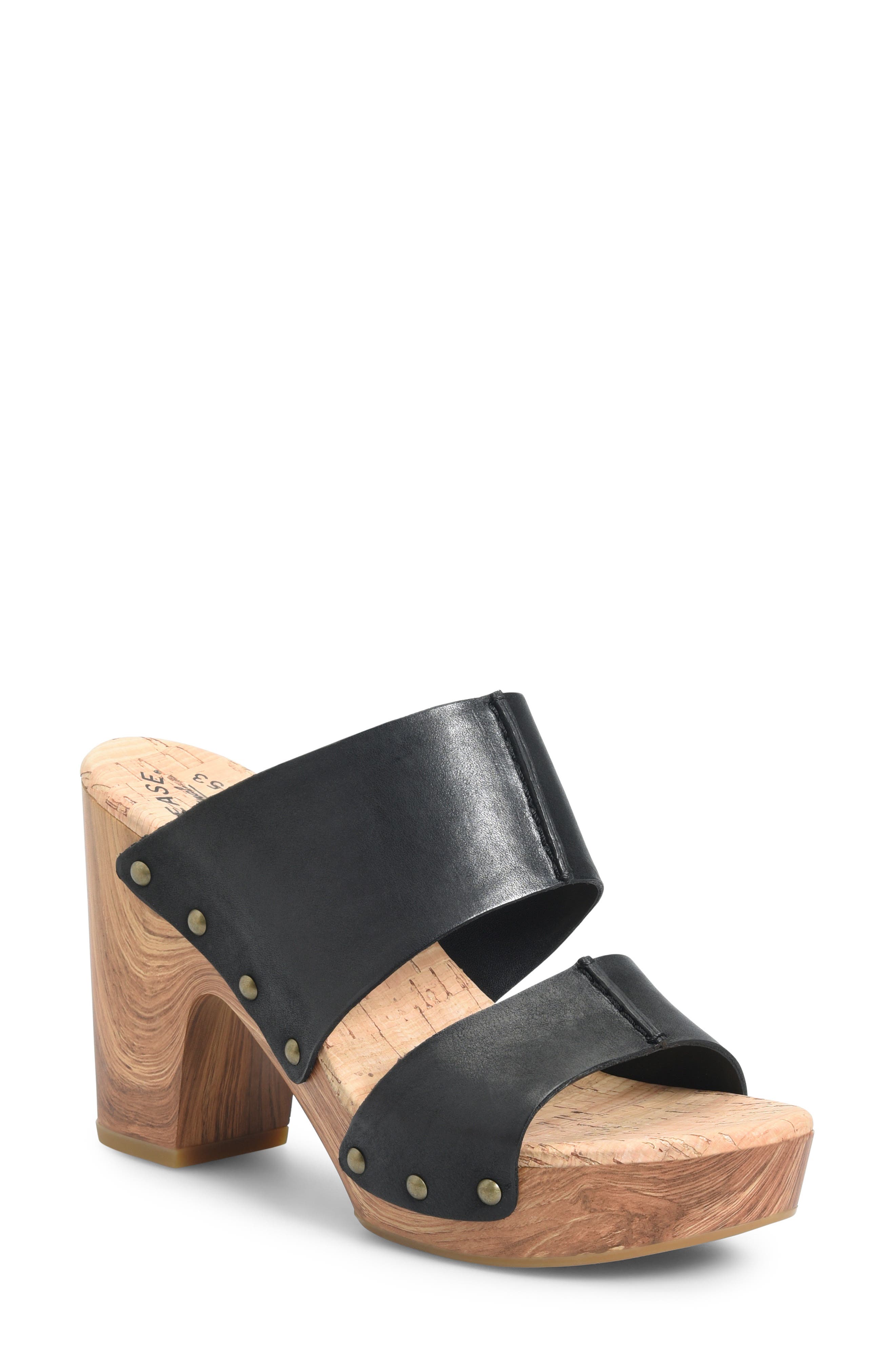 KorkEase® Darra Leather Platform Sandal (Women) Nordstrom