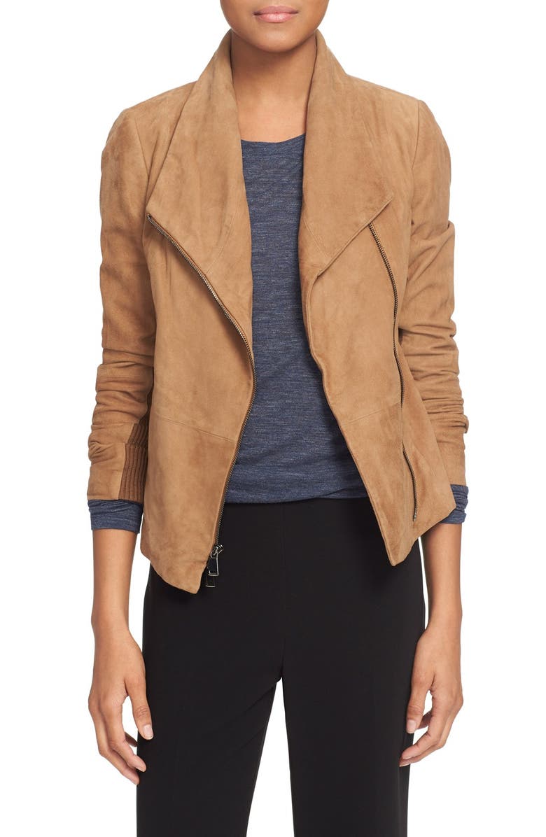 Suede Scuba Jacket