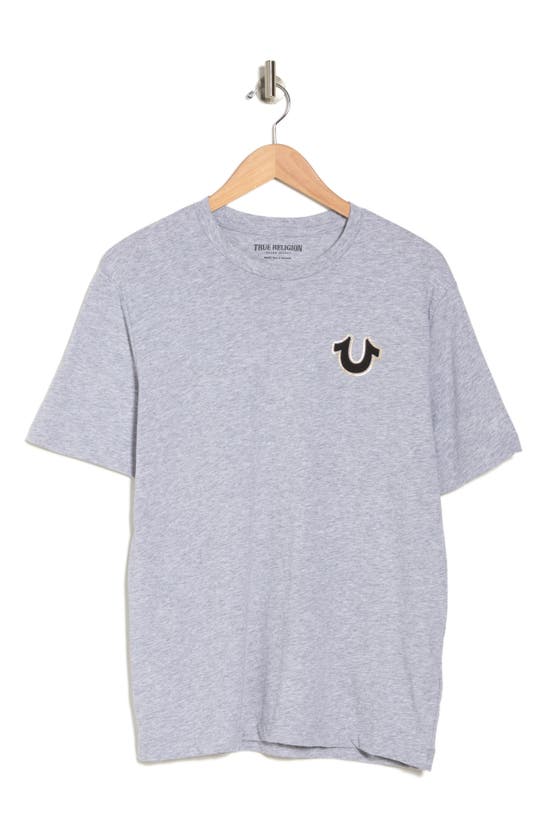 True Religion Brand Jeans Trbj 2002 T-shirt In Heather Grey