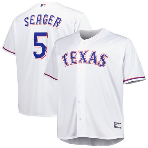 PROFILE Men's Corey Seager White Texas Rangers Big & Tall Replica Player Jersey