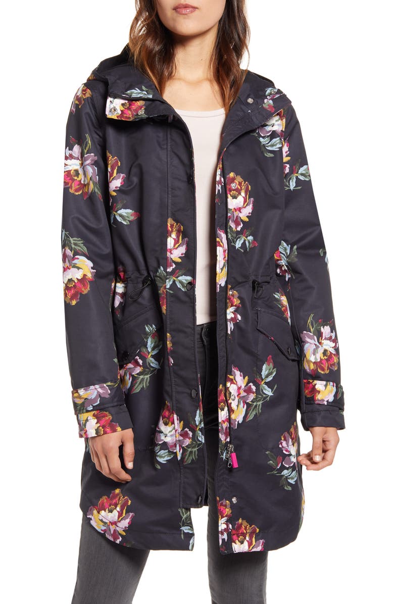 Joules Right as Rain Packable Print Hooded Raincoat | Nordstrom