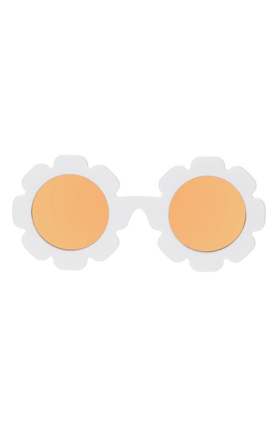 Babiators Kids' 35mm Polarized Flower Sunglasses In Daisy