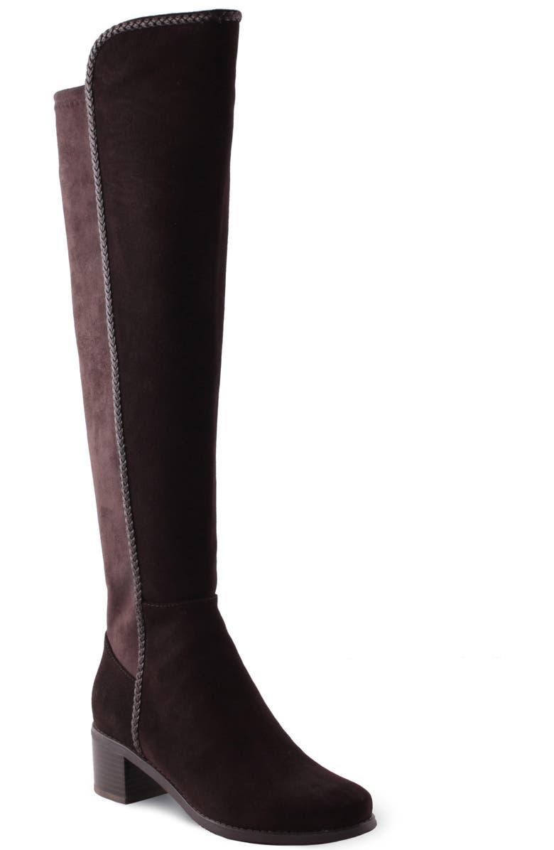 AquaDiva Florence Waterproof Over the Knee Boot, Main, color, 