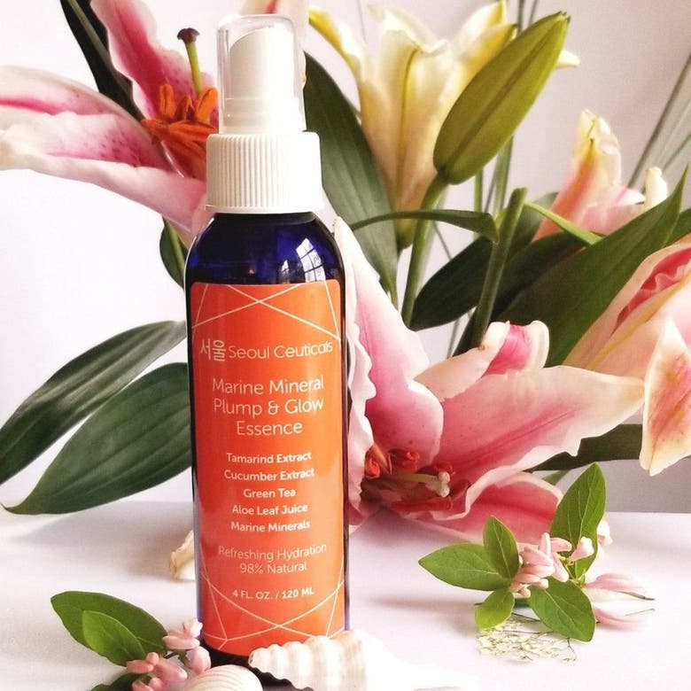 Seoul Ceuticals Korean Skincare Marine Mineral Pump & Glow Essence In Clear