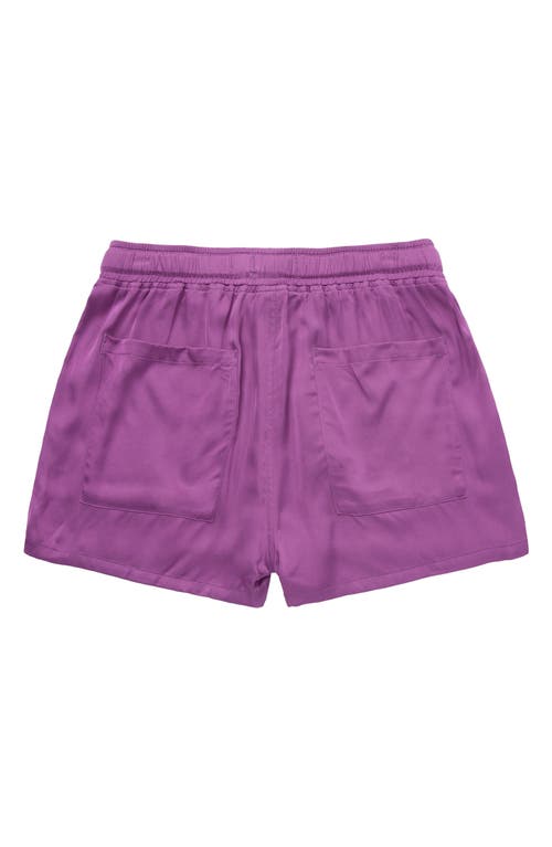 Shop Honor The Gift Drawstring Shorts In Purple