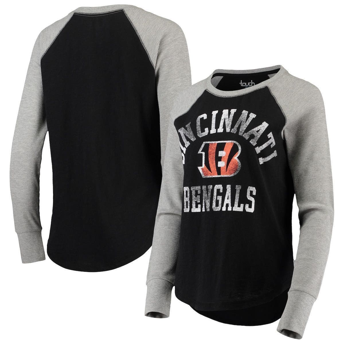 Apparel Women's Cincinnati Bengals Graphic Black Long Sleeve T-Shirt