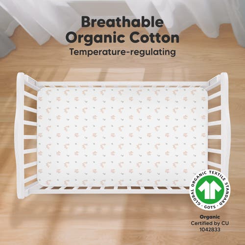 KEABABIES KEABABIES SOOTHE FITTED CRIB SHEET