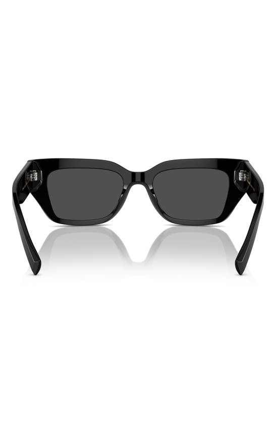 Shop Dolce & Gabbana Dolce&gabbana 52mm Cat Eye Sunglasses In Black