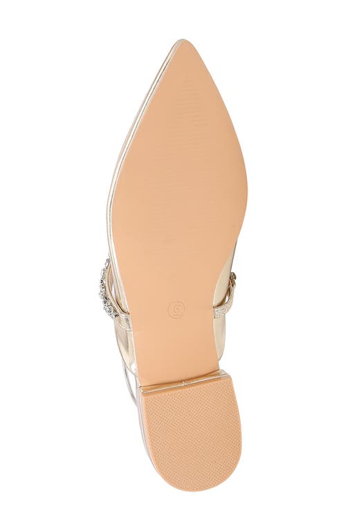 BERNESS BERNESS ESSENCE RHINESTONE POINTED TOE MULE 