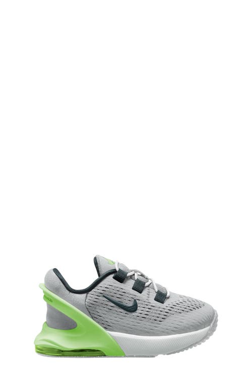 Nike Kids' Air Max 270 Go Sneaker In Dust/deep Jungle/lime Blast
