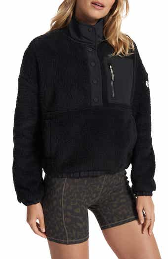 Restore Half Zip Hoodie, Women's Washed Black Hoodie