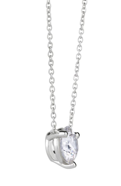 Shop Lightbox 1-carat Lab Grown Diamond Necklace In White/14k White Gold