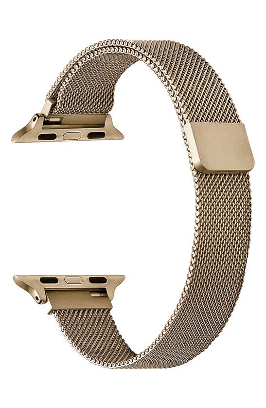 Shop The Posh Tech Infinity Stainless Steel Apple Watch® Watchband In Gold