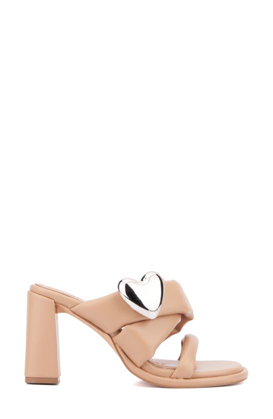 Olivia Miller Lovey Dovey Sandal In Beige
