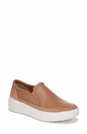 Women's tan deals slip on sneakers