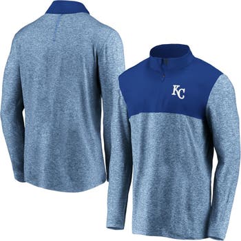 St Louis Blues Mens Blue Iconic Clutch Long Sleeve 1/4 Zip