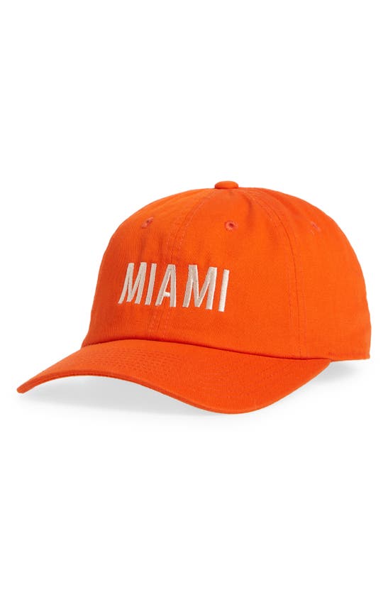 American Needle Miami Baseball Cap In Orange