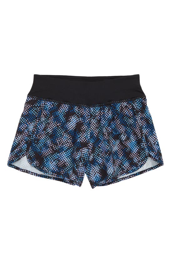 Zella Girl Kids' Aero Print Shorts In Black Multi Lota Print