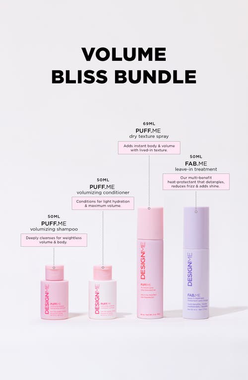 Shop Design.me Designme Puff.me Volume Bliss Bundle $54 Value In No Color