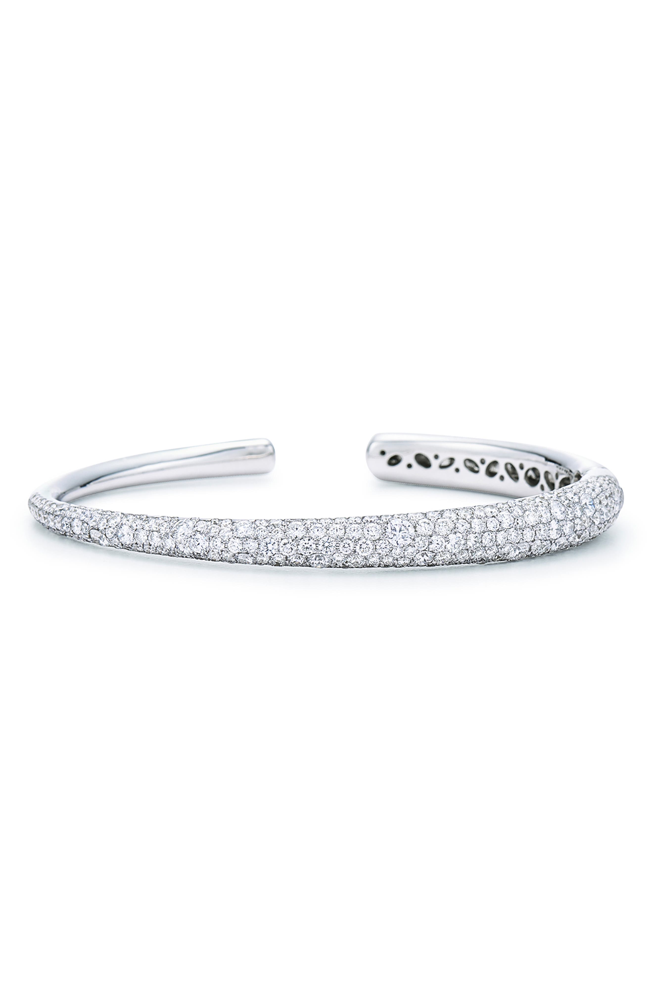 pave diamond cuff