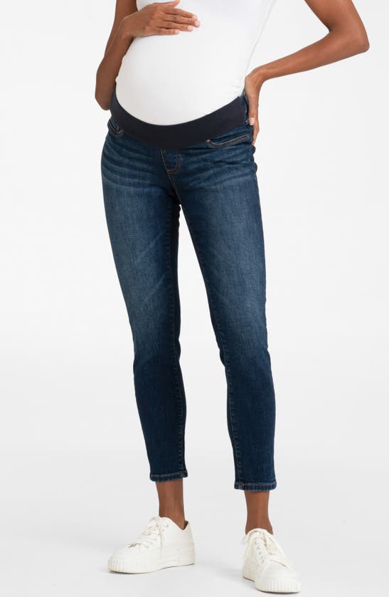 Seraphine Under The Bump Maternity Skinny Jeans In Indigo