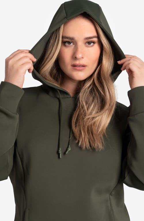 Shop Lole Spacer Tunic Hoodie In Kombu