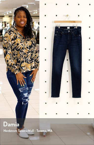 EDWIN Pixie Mid Rise Ankle Skinny Jeans 