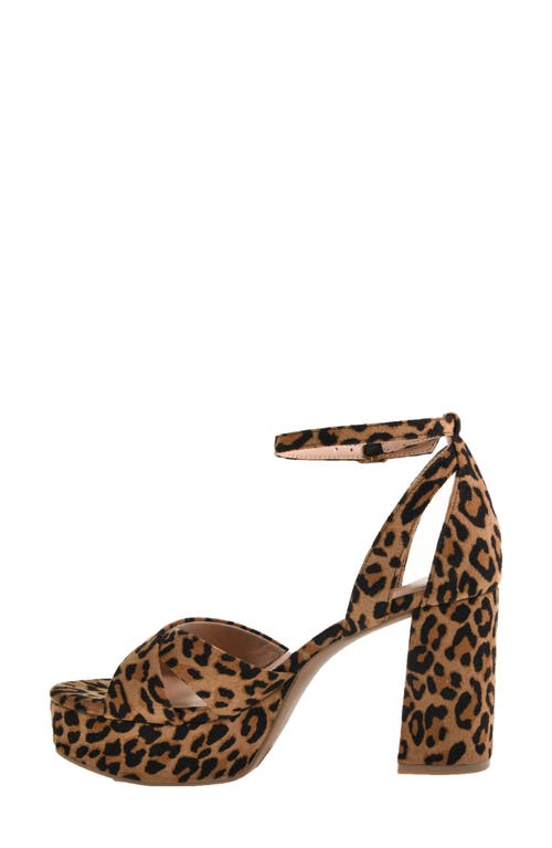 Chinese Laundry Tammy Ankle Strap Platform Sandal In Camel