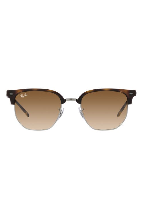 Ray-Ban New Clubmaster 51mm Gradient Irregular Sunglasses in Havana at Nordstrom