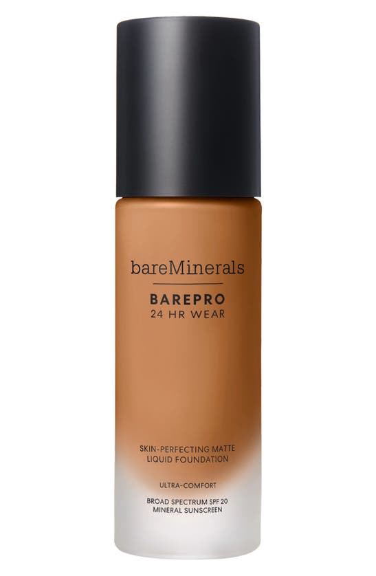 Shop Bareminerals Barepro 24hr Wear Skin-perfecting Matte Liquid Foundation Mineral Spf 20 Pa++ In Medium Deep 46 Neutral
