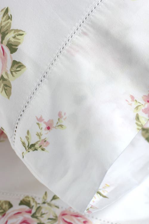MELANGE HOME MELANGE HOME ROSE BOUQUET 400 THREAD COUNT COTTON SHEET SET 