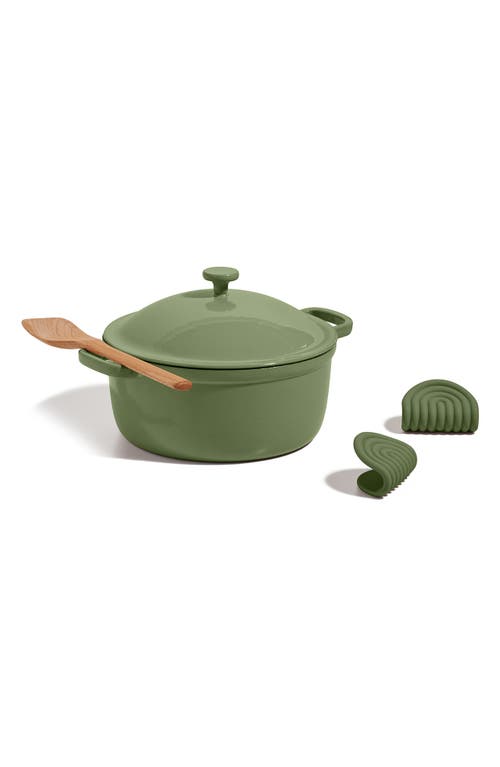 Our Place Cast Iron Perfect Pot in Sage at Nordstrom, Size One Size Oz