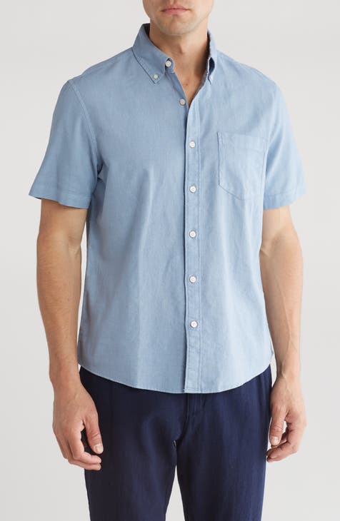 Puretec Linen Cotton Button-Up Shirt