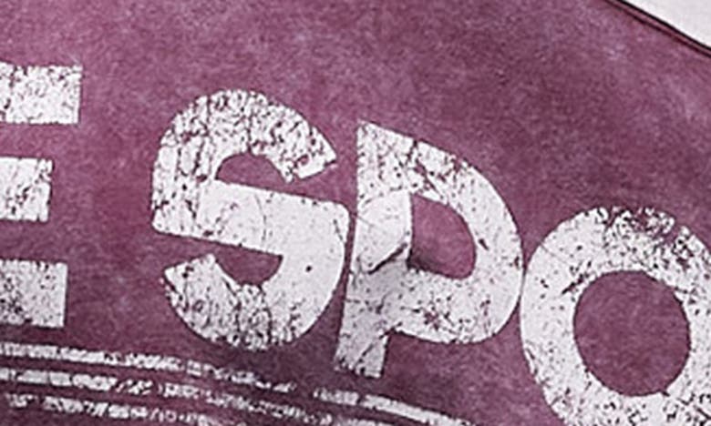 Shop Topshop Le Sports Oversize Colorblock Graphic T-shirt In Burgundy