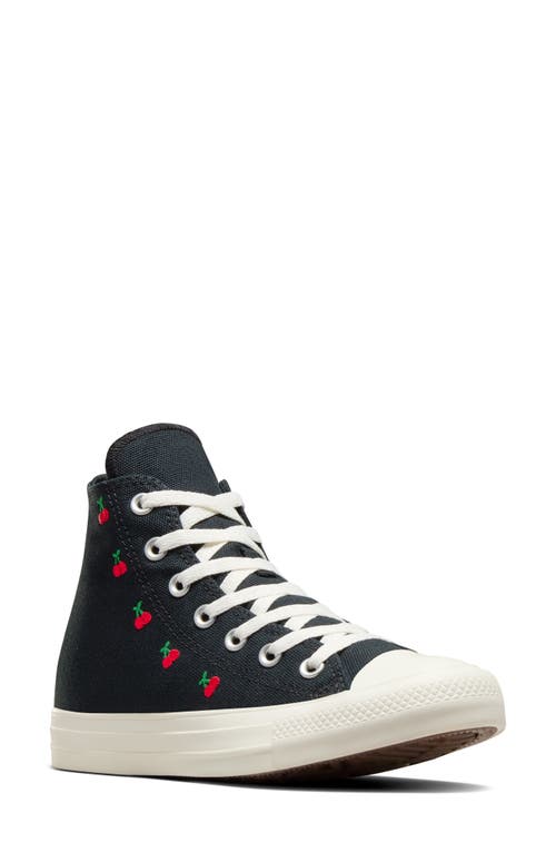 Converse Chuck Taylor® All Star® High Top Sneaker In Black/egret/red