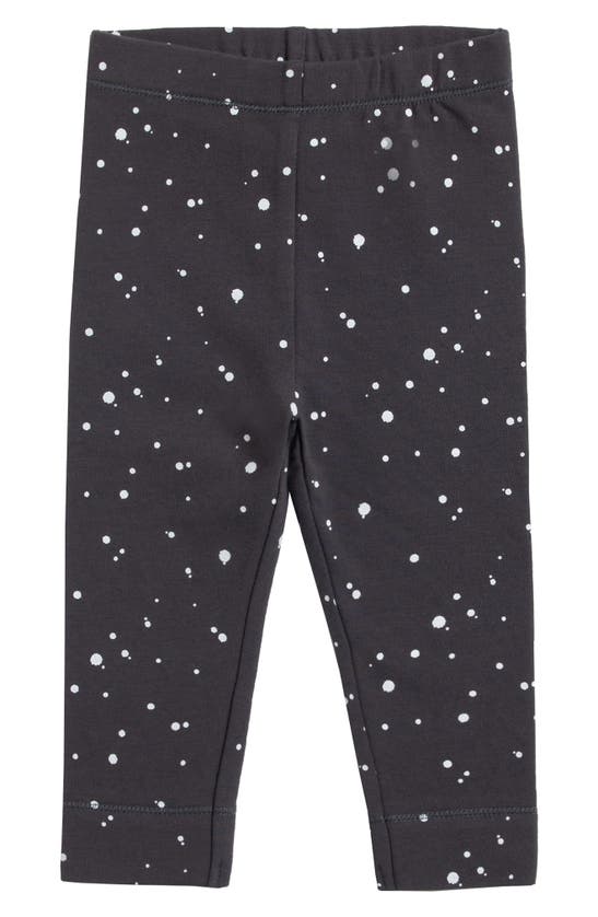 Miles Baby Babies' Art School Graphic Tee & Leggings Set In Dark Grey