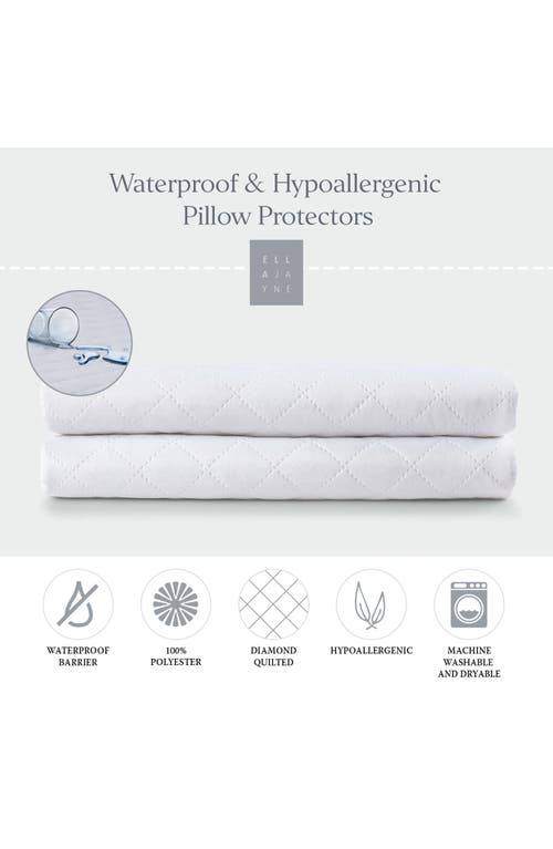 Shop Ella Jayne Home Waterproof & Hypoallergenic Mattress & Pillow Protector In White