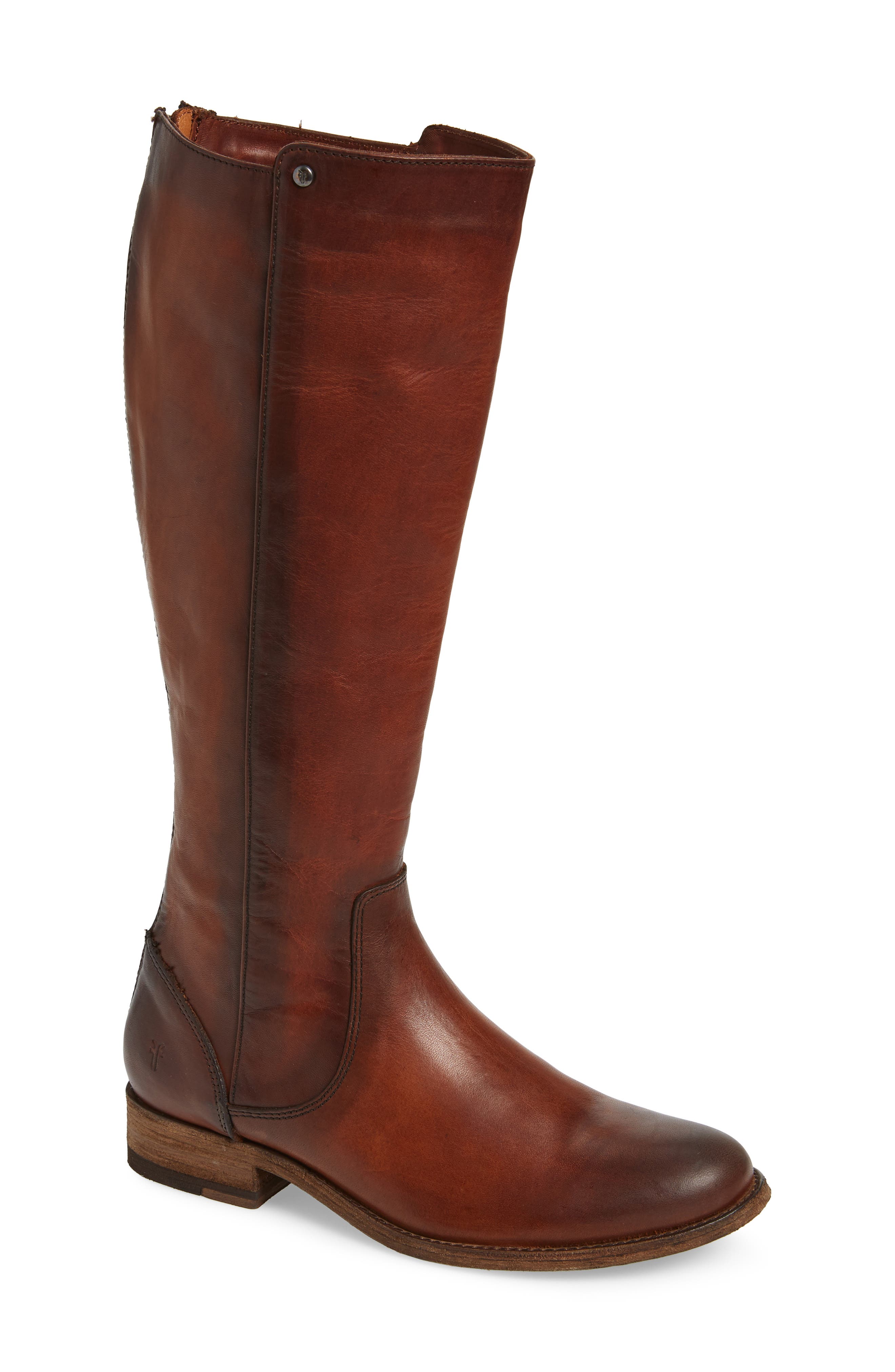 grey dress and brown boots