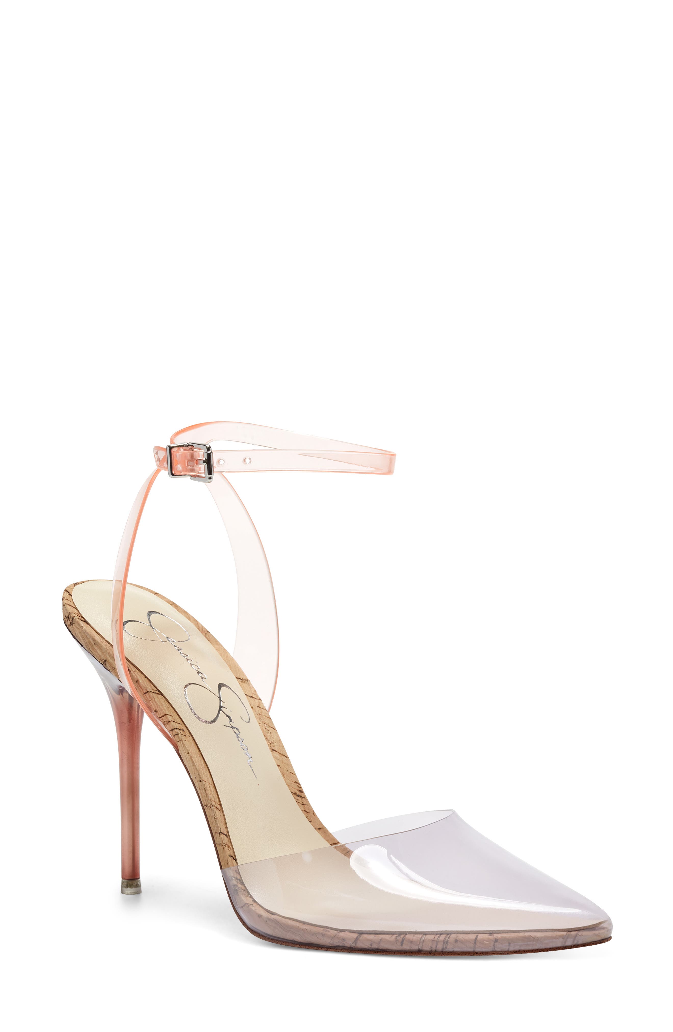 jessica simpson black and white heels