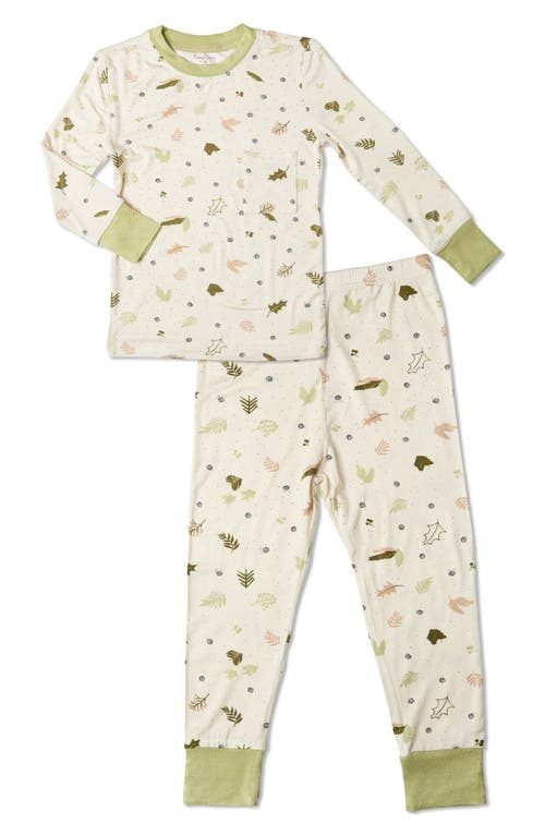 Baby Grey by Everly Grey Everly Grey Kids' Fitted Two-Piece Pajamas in Nature