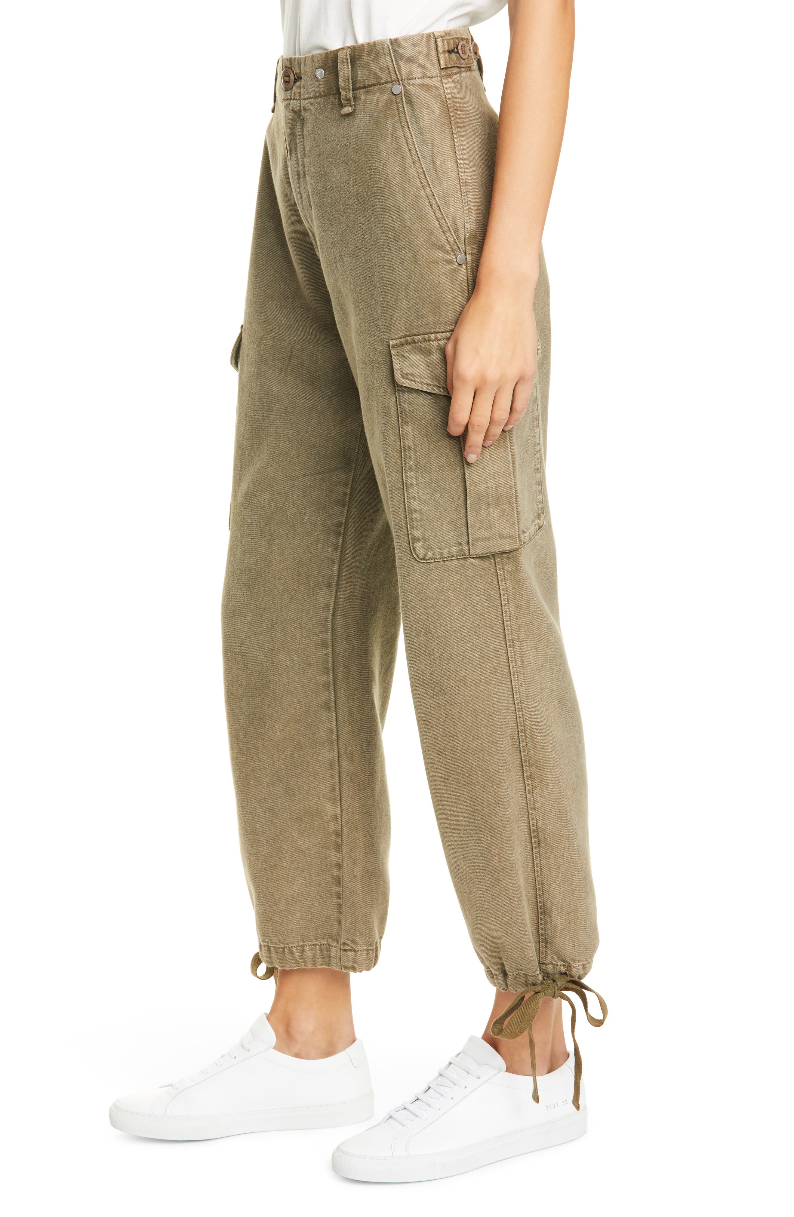 Rag & Bone Super High Waist Ankle Tie Cargo Pants Nordstrom Rack
