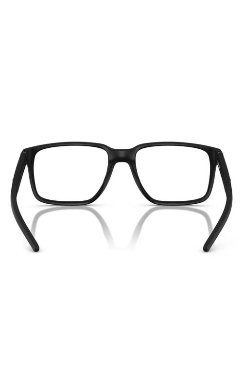 Scuderia Ferrari 56mm Square Optical Glasses In Matte Black