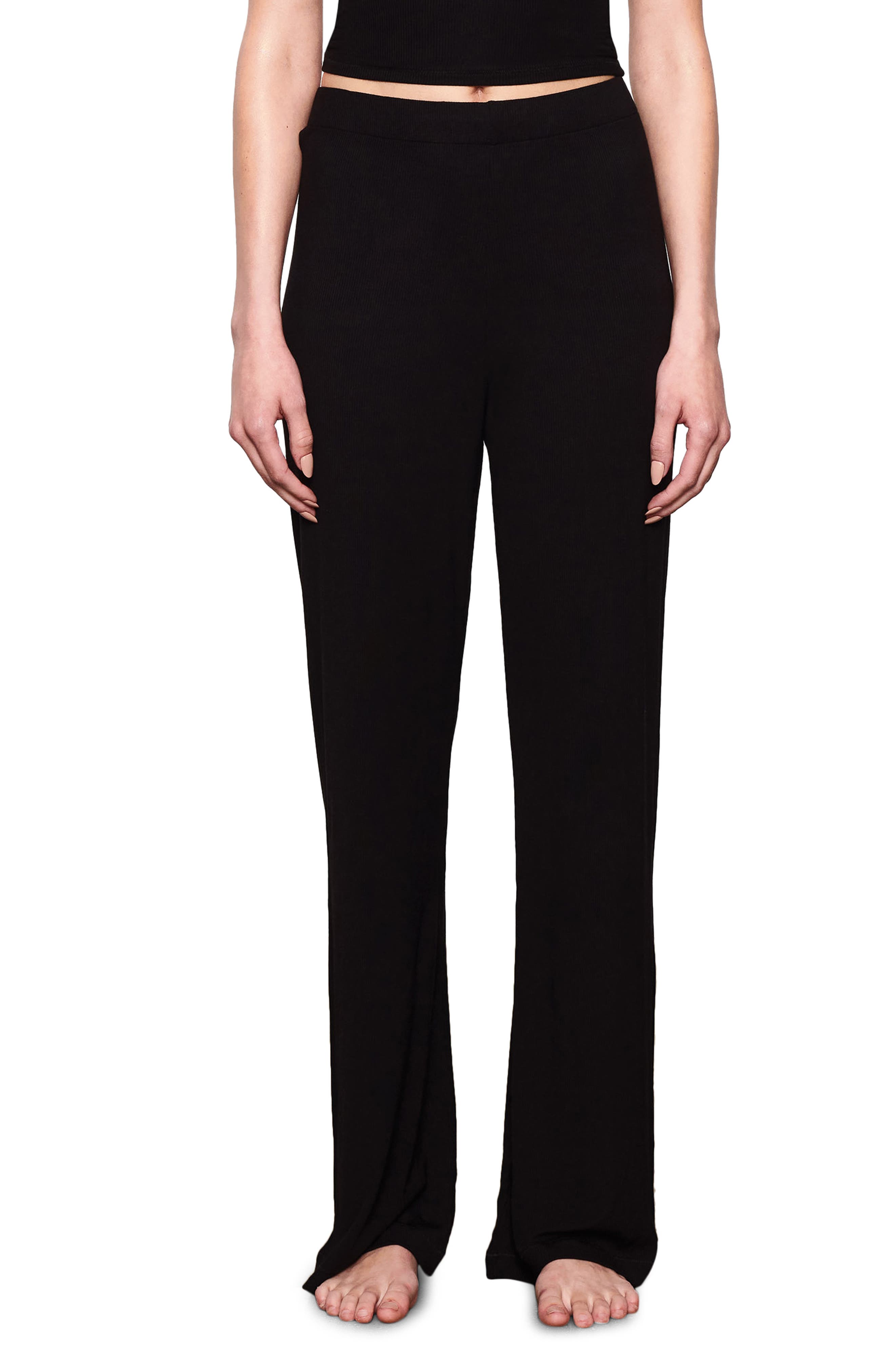 Skims Lounge Sleep Pants In Onyx | ModeSens