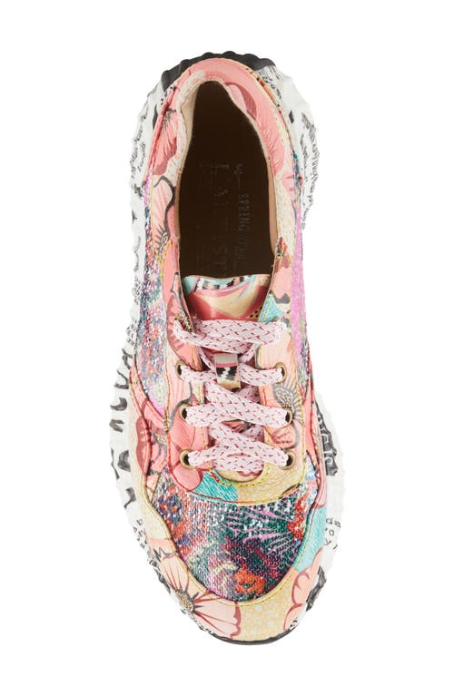 Shop L'artiste By Spring Step Cabaret Sequin Sneaker In Pink Multi