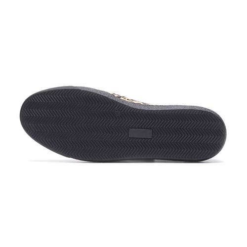 Carlos Santana Lennox Sneaker In Black Leopard
