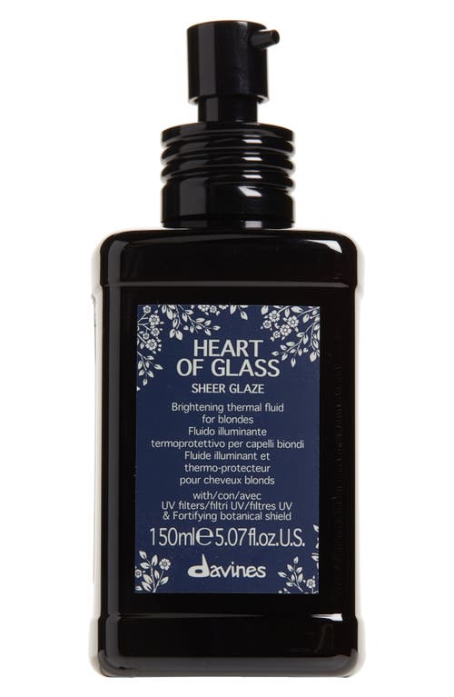 Davines Heart of Glass Sheer Glaze Brightening Thermal Fluid at Nordstrom, Size 5.07 Oz