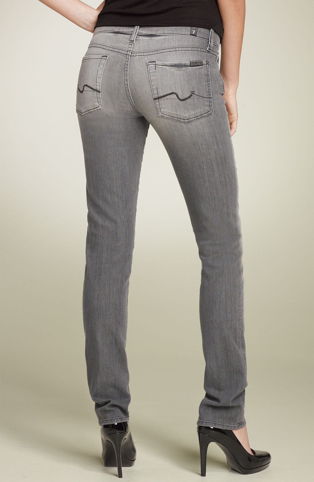 7 For All Mankind® 'Roxanne 080U' Skinny Stretch Jeans (Jamaica Wash) Nordstrom