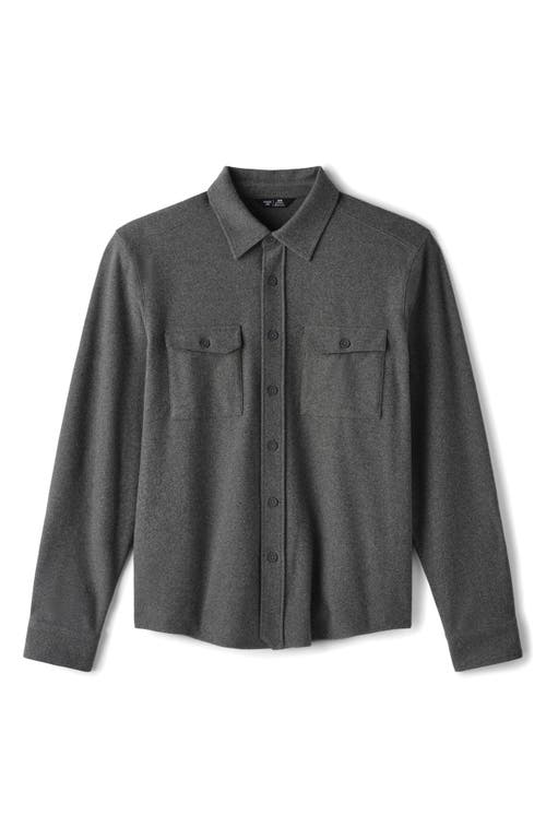 Shop Rhone Stowaway Overshirt In Asphalt Heather