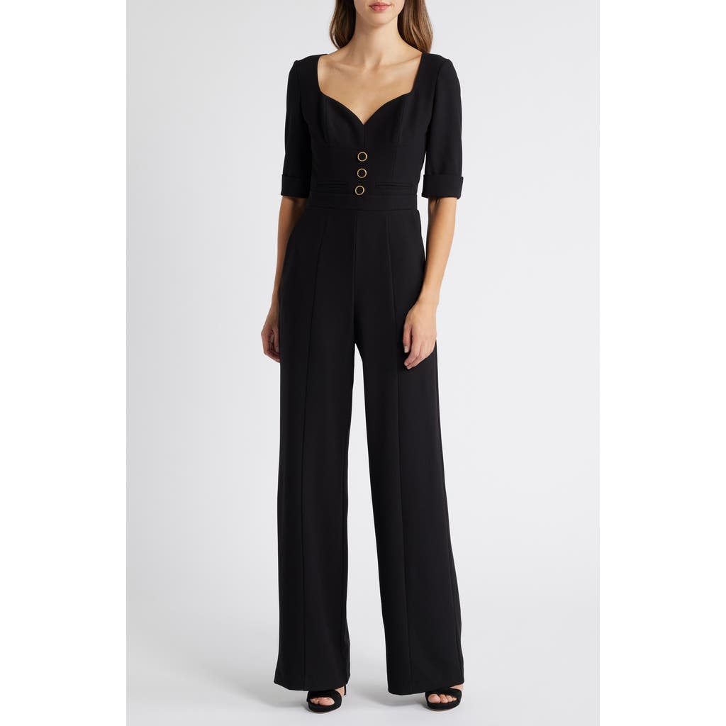 Black Halo Kerry Wide Leg Jumpsuit