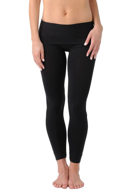 B. D.A. Stretch Knit Leggings in Black